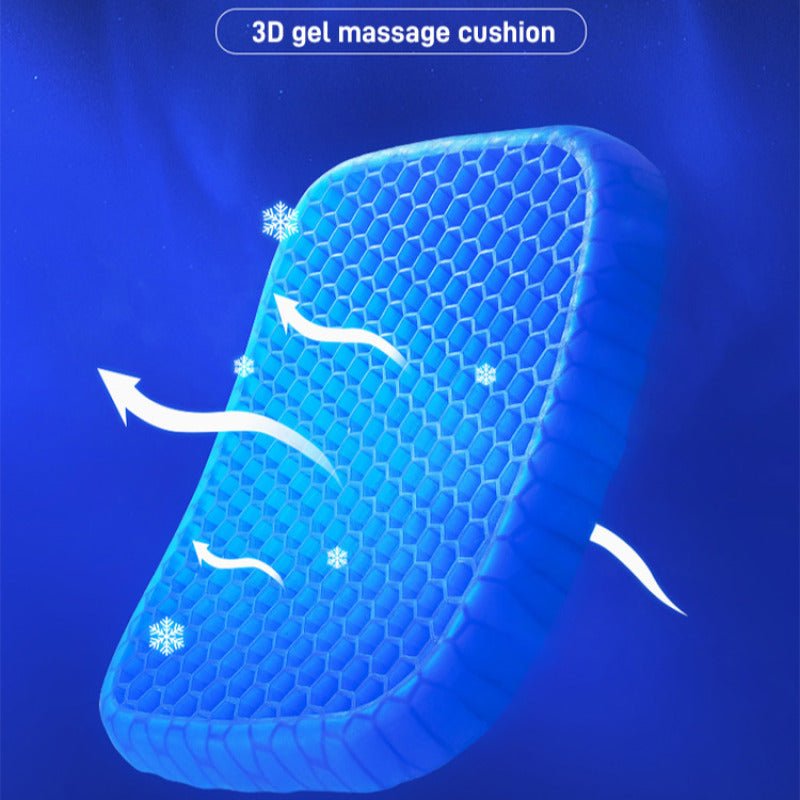 Silicone Ice Gel Car Seat Cushion — Stay Cool in UAE Summer